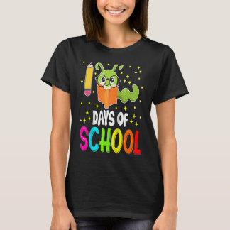 T-shirt Livre des enseignants de ver de livre jour 100 de 