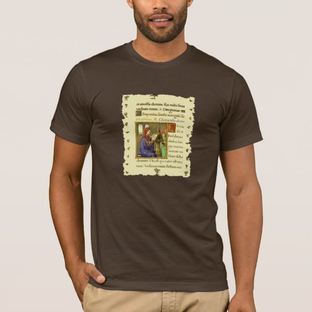 T-shirt Livre d'heures Manuscrit médiéval (Devant)