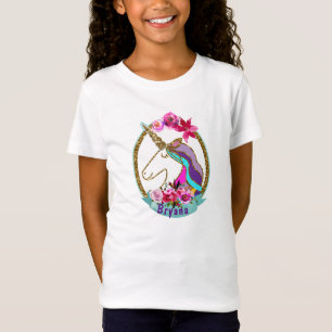 T-Shirt Livre d'histoires illustré de licorne magique pour