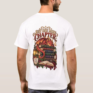 T-shirt Livre Dragon Fantastique Lecteur Juste Un Chapitre