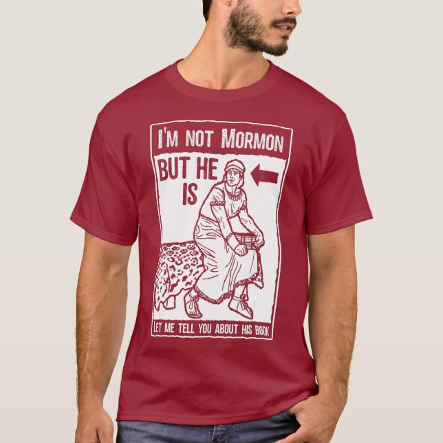 T-shirt Livre drôle de Mormon Missionary LDS Dernier jour (Devant)