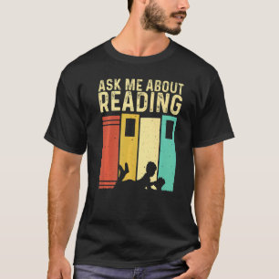 T-shirt Livre Hommes Lecteurs Lecteurs Bibliothécaire