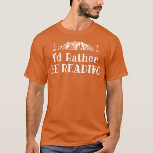 T-shirt Livre Lover Bookish Reading Bookworm Bibliophile N