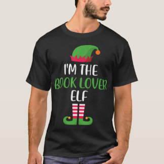 T-shirt Livre Lover Elf Famille Correspondance Noël Groupe