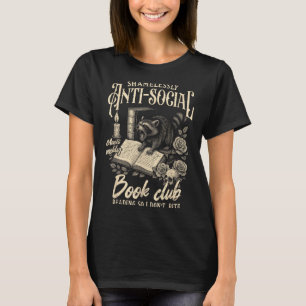 T-shirt Livre Lover Lecture livre sans vergogne anti-socia