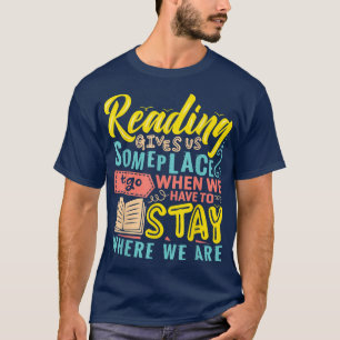 T-shirt Livre Lover Motivational Quote de livre Pun livre 