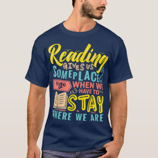 T-shirt Livre Lover Motivational Quote de livre Pun livre 