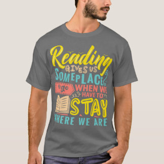 T-shirt Livre Lover Motivational Quote de livre Pun livre 
