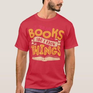T-shirt Livre Lover Quote Librairie Pun Livre Lecture Text