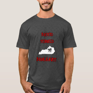 T-shirt Livre Merch The Redgrass State Blood trempé Bluegr