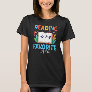 T-shirt Livre Nerds livresques La lecture de livres est m