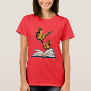 T-shirt Livre papillon