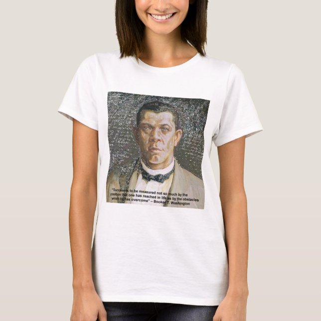 T-shirt Livre T Washington & Citation de succès (Devant)