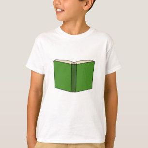 T-shirt Livre vert de dessin