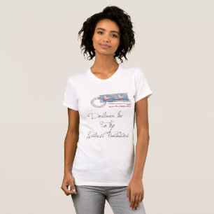 T-shirt Livrer Vous-Même Via Flying Pig