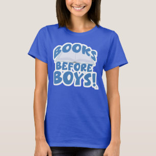T-shirt Livres Avant Les Garçons Slogan Génial