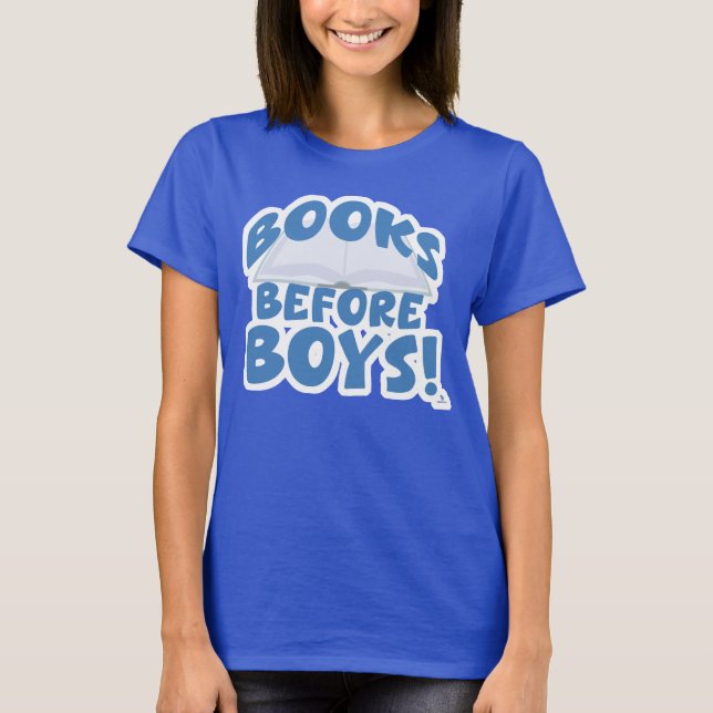 T-shirt Livres Avant Les Garçons Slogan Génial (Devant)