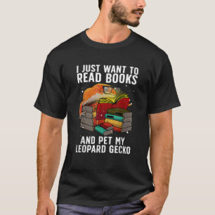 T-shirt Livres cool Pour Hommes Femmes Leopard Gecko Livre