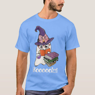 T-shirt Livres Cute Boooooooo Lire Livres Leopard Plaid Te