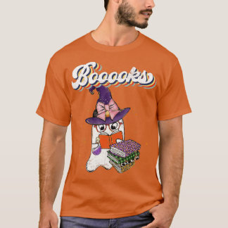 T-shirt Livres ! Cute Ghost Lecture Bibliothèque Livres Ha