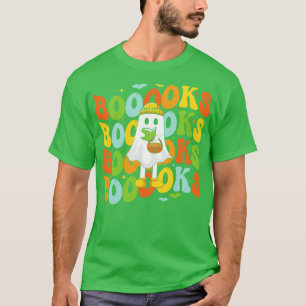 T-shirt Livres Cute Ghost lecture d'un livre Funny Book Lo
