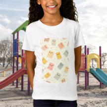 T-shirt Livres Cute Kawaii