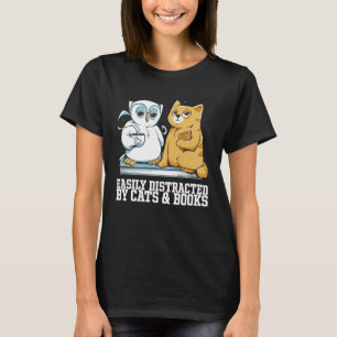 T-shirt Livres de chat Vêtements de chat Livre de chat