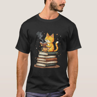 T-shirt Livres de lecture de chats