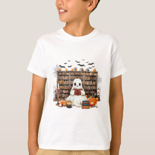 T-shirt Livres de lecture de fantôme Livret enseignant Hal