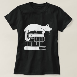 T-shirt Livres Et Chats Amoureux des chats Chat Maman Rése