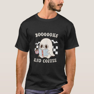 T-shirt Livres fantômes Café École Bibliothécaire Enseigna