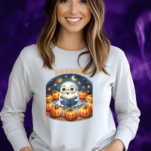 T-shirt LIVRES Ghost Citrouille Halloween