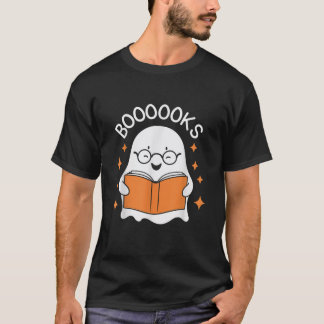 T-shirt Livres Ghost Lecture Livres Bibliothèque Enseignan