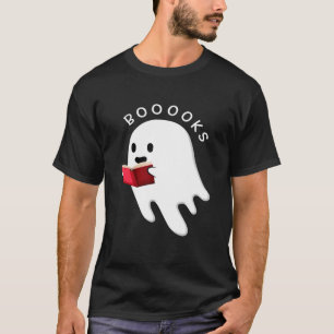 T-shirt Livres Ghost Livres Halloween Lecture Librarian Bo