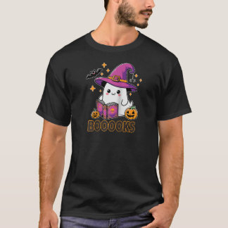 T-shirt Livres Ghost Livres Halloween Lecture Librarian Th