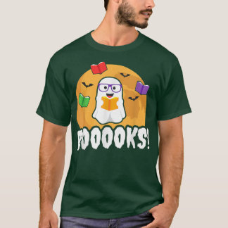 T-shirt Livres Ghost T Boo Lire Livres Bibliothèque Cadeau