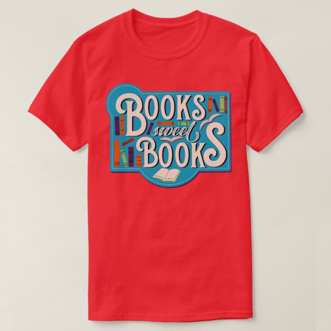 T-shirt Livres livres doux (Design devant)