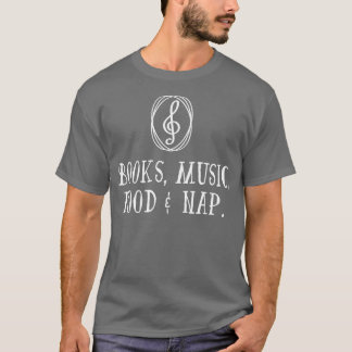 T-shirt Livres Musique Nap
