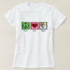 T-shirt Livres Peace Love (Design devant)