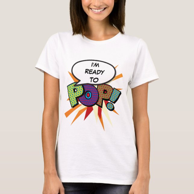 T-shirt Livres personnalisées Pop Art prêt à la pop (Devant)