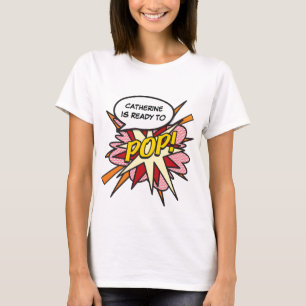 T-shirt Livres personnalisées Pop Art prêt à POP!