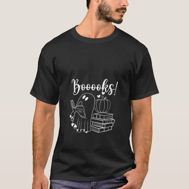 T-shirt Livres pour femmes Ghost Books Lire Livres Bibliot (Devant)