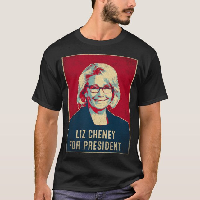 T-shirt Liz Cheney Pour Président 2024 (Devant)
