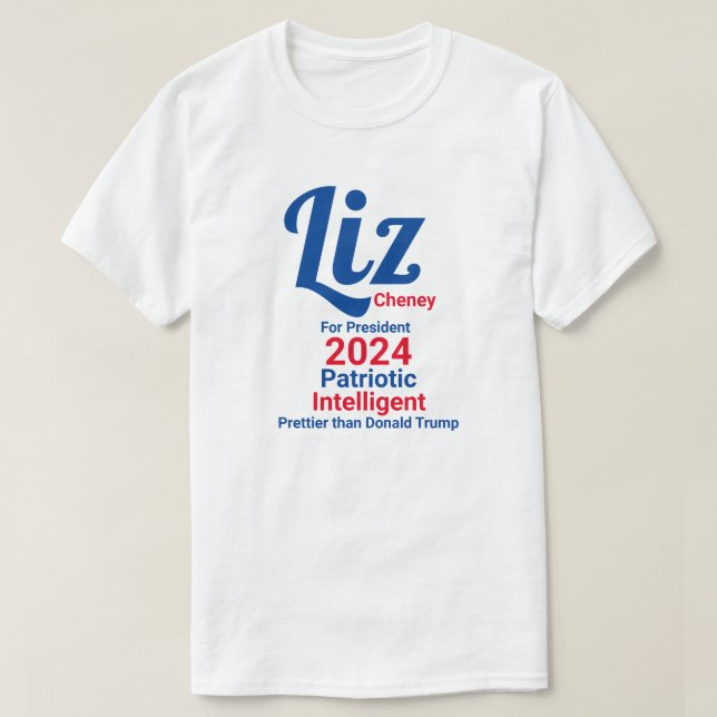 T-shirt Liz Cheney, Président (Design devant)