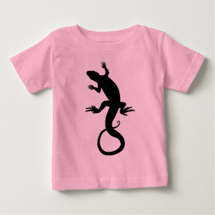 T-Shirt Lizard Baby Mignonne Chemises d'Art Reptil