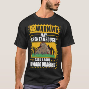 T-shirt Lizard Komodo Dragon Moniteur Komodo