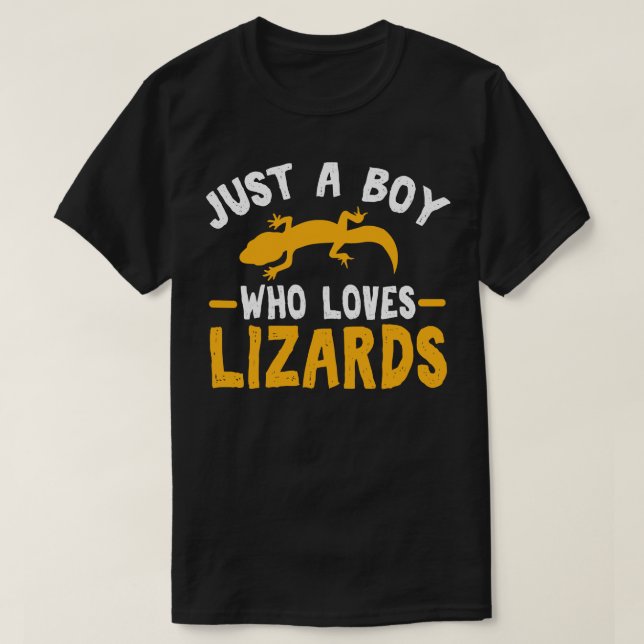 T-shirt Lizard Lizard Lover (Design devant)