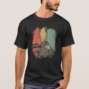 T-shirt Lizard Reptile  Tropical Animal Pet Owner Retro Ig