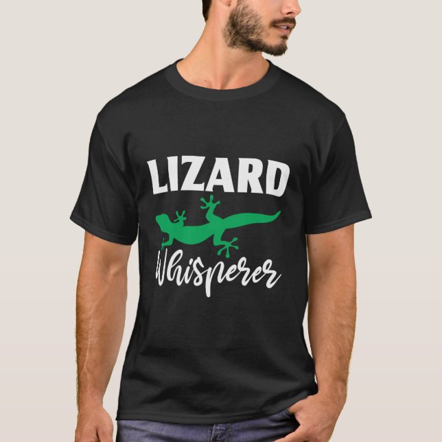 T-shirt Lizard Whisperer Anole Reptile Garçon Lizard (Devant)