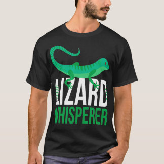T-shirt Lizard Whisperer I Funny Terrarium Reptiles Gekko